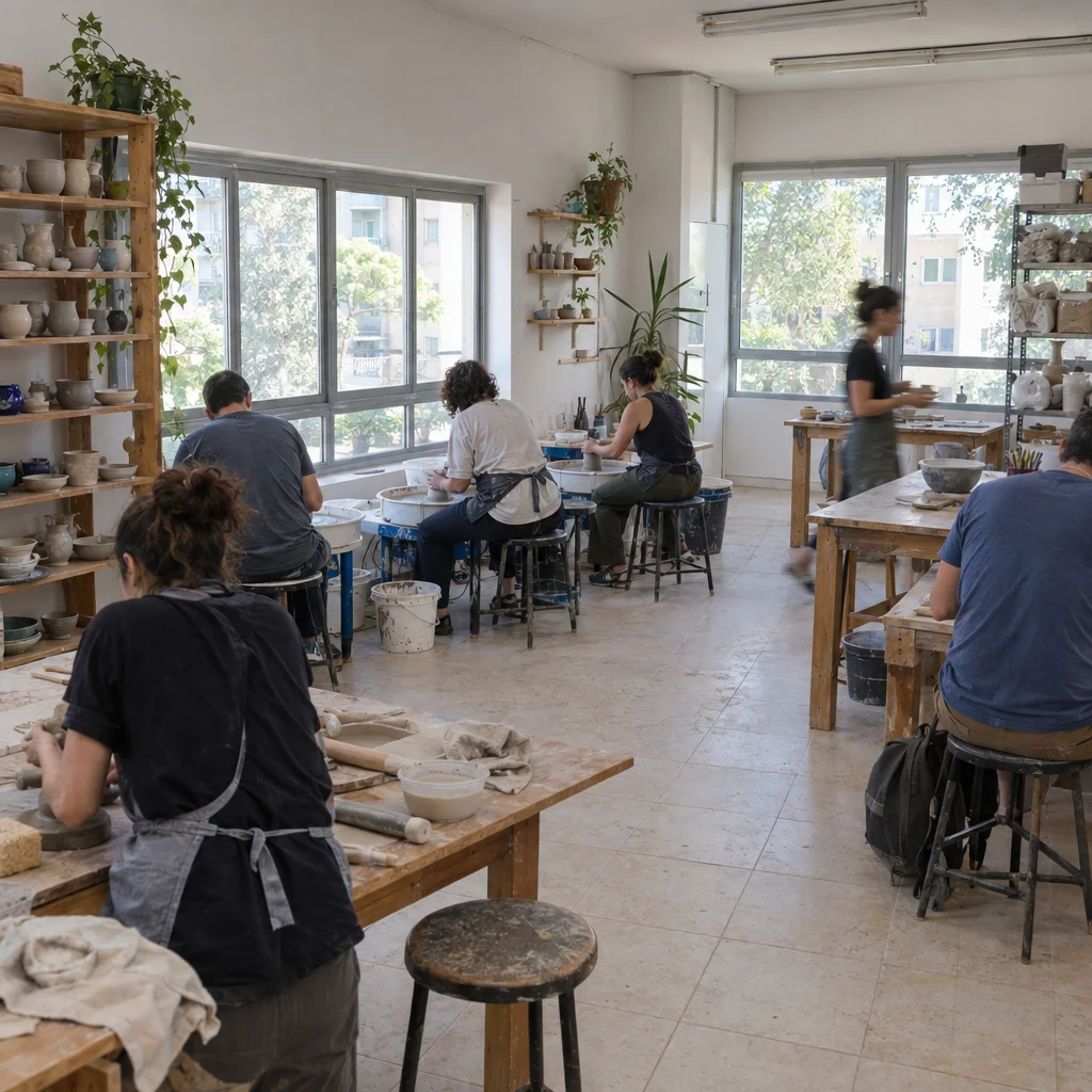 קרמיקה ופיסול - קרמיקה מבוגרים ערב-א