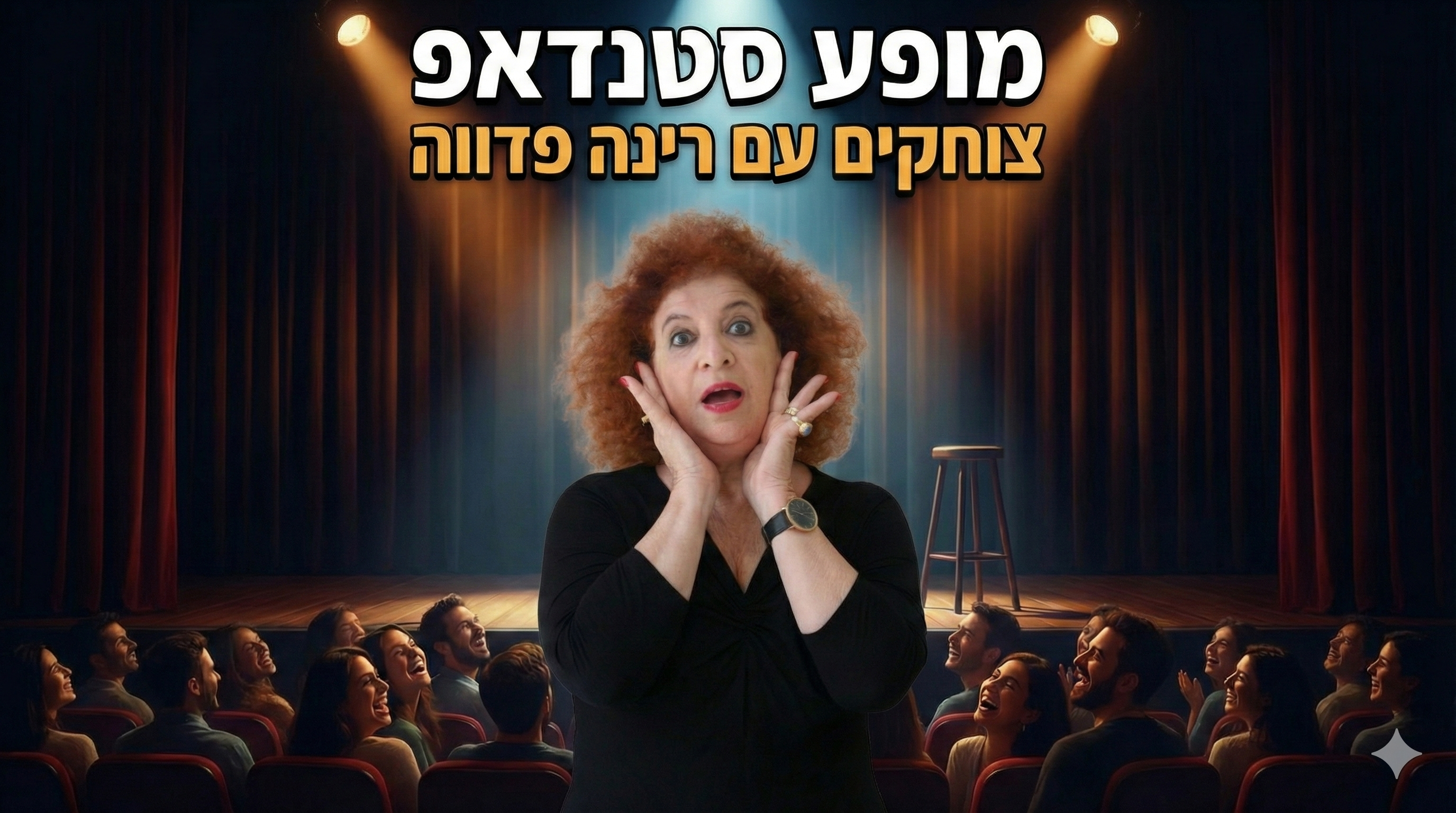 מופע סטנדאפ עבור הדור החזק בשכונת הפארק - מרכז פנאי אופקים