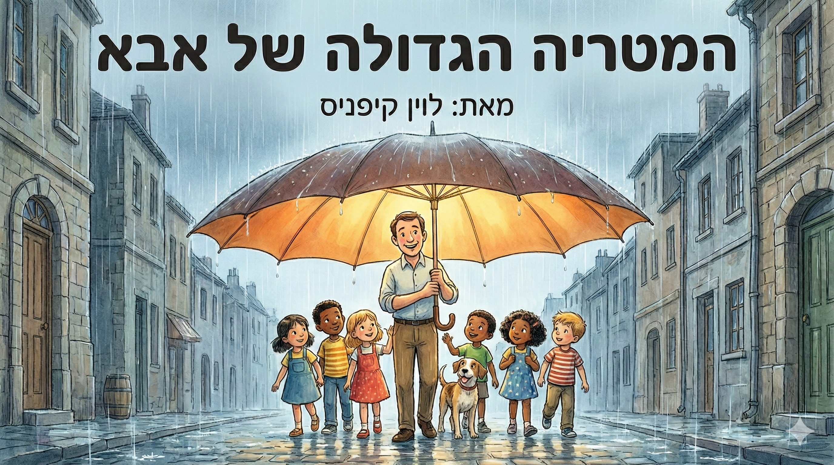 שעת סיפור לגיל הרך - המטריה הגדולה של אבא