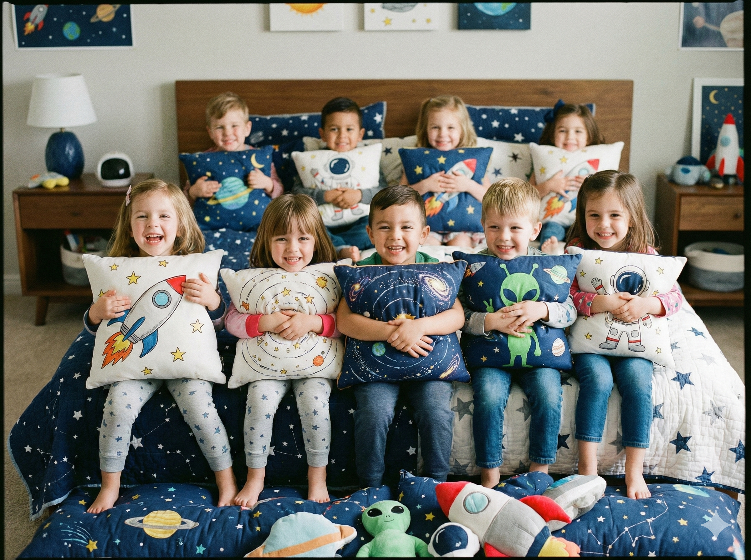 שבוע החלל הישראלי - סדנת יצירת כריות 