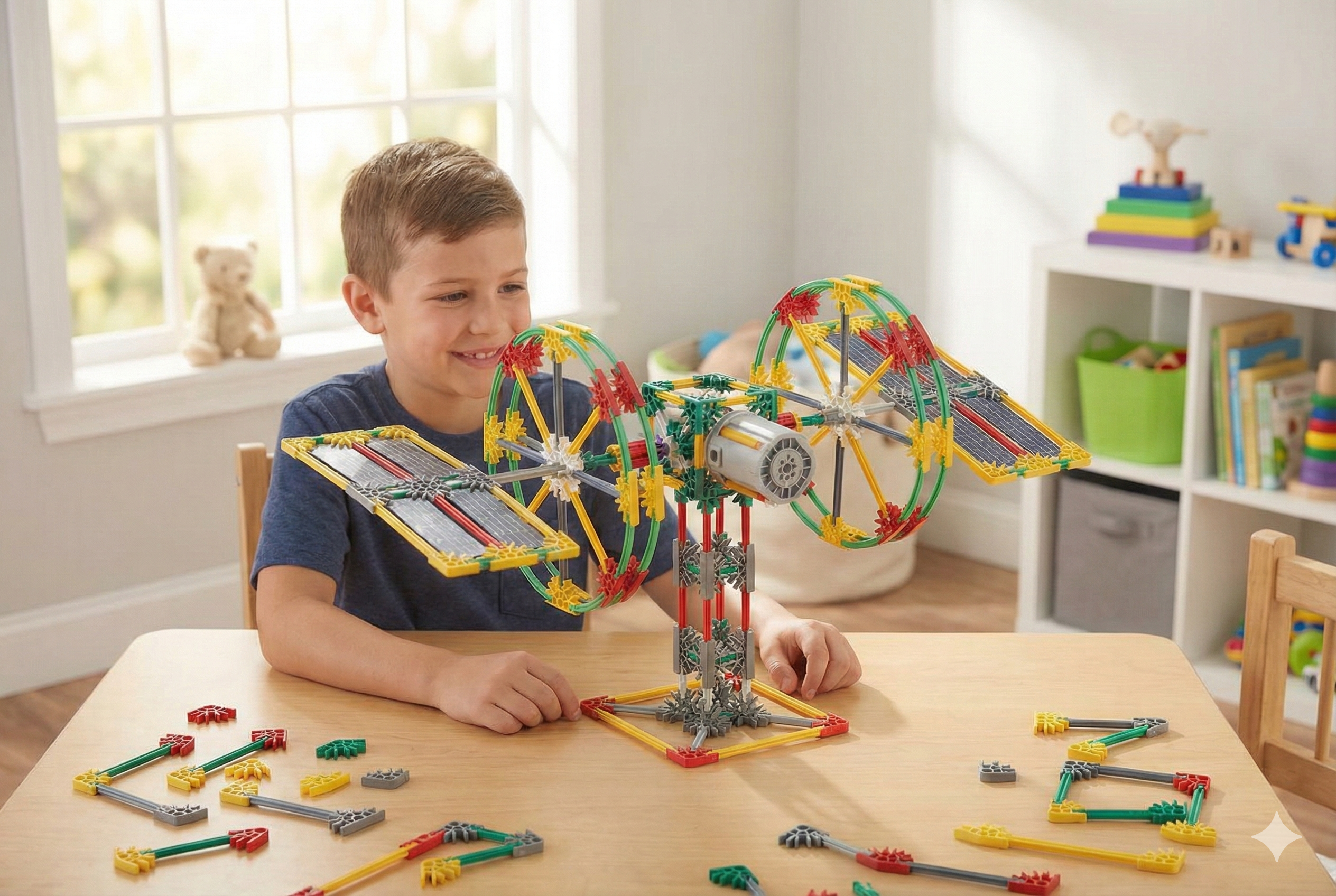 שבוע החלל הישראלי - שיעור ניסיון בחוג רובוטיקה לילדי גן חובה-א' במרכז פנאי בית אליעזר