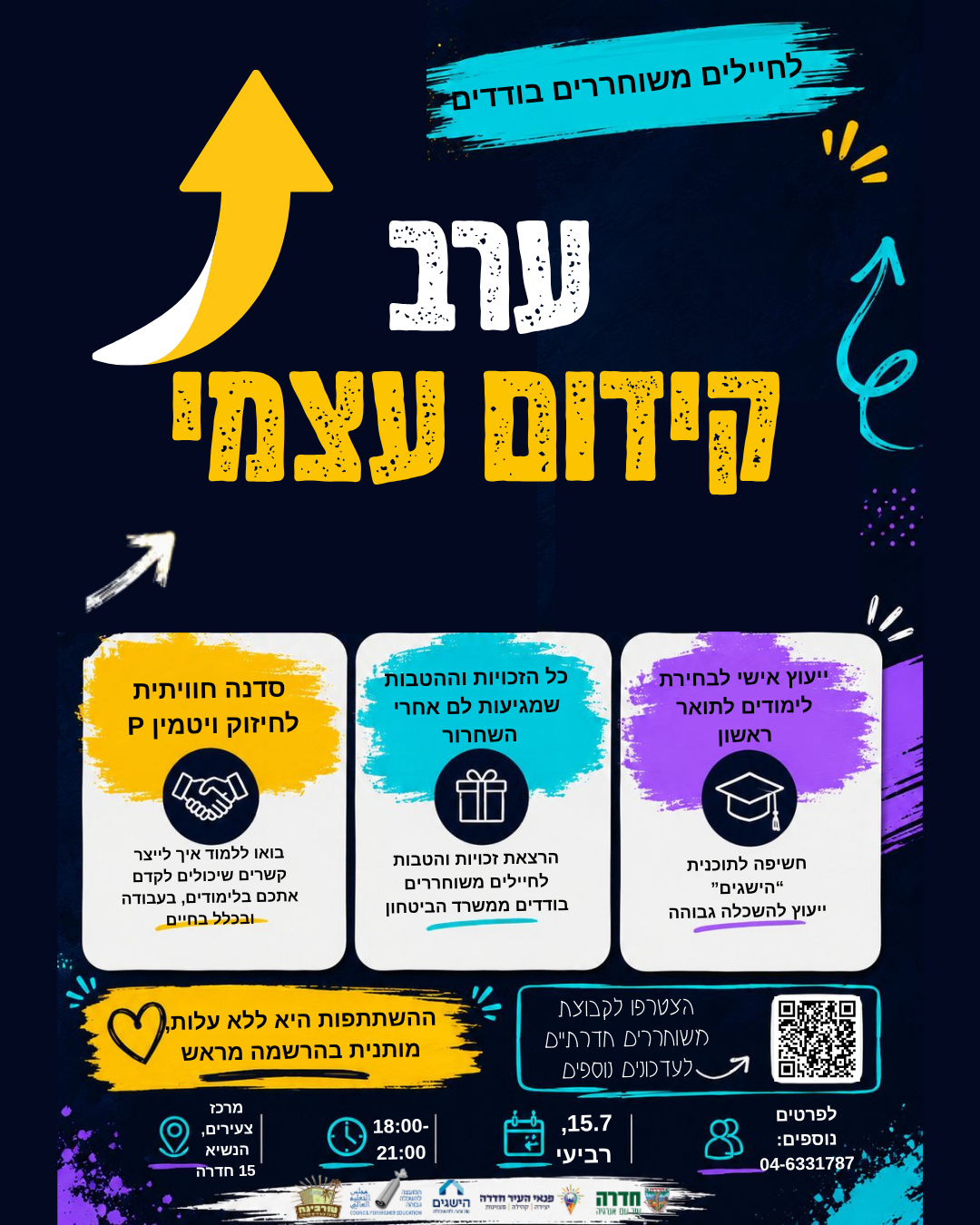 ערב למשוחררים בודדים על בירה, זכויות, לימודים וסדנה חווייתית
