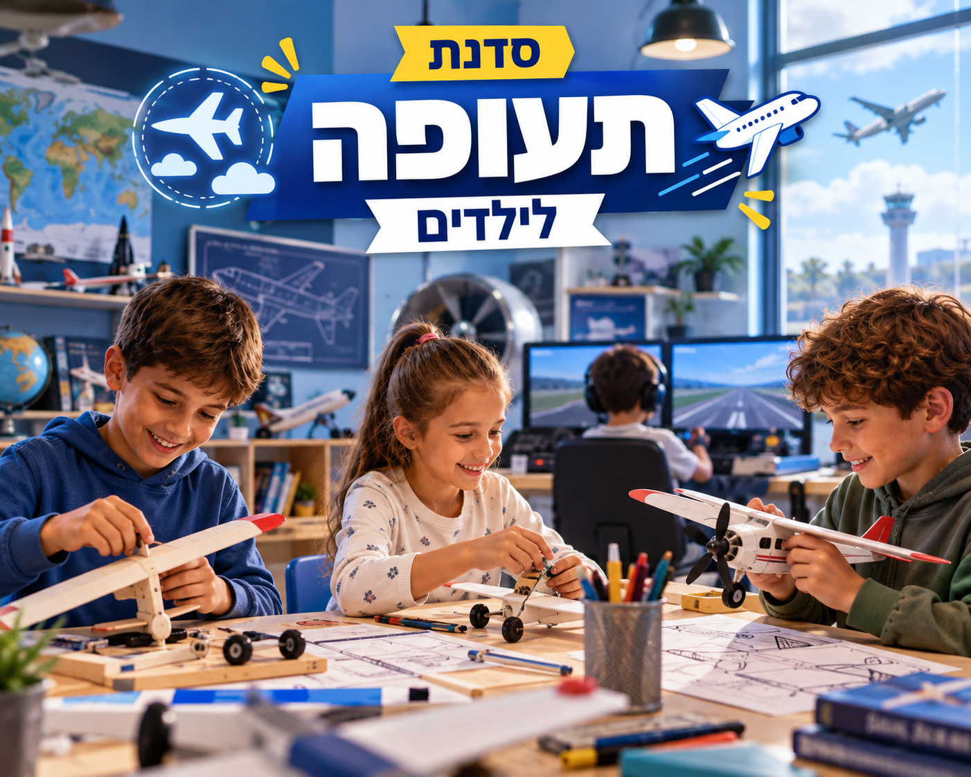 סל מדע- סדנת תעופה - כיתות ג-ה
