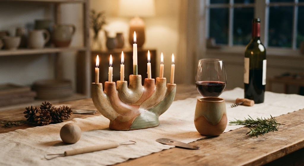 אור,יין וחימר-סדנת קרמיקה לנשים