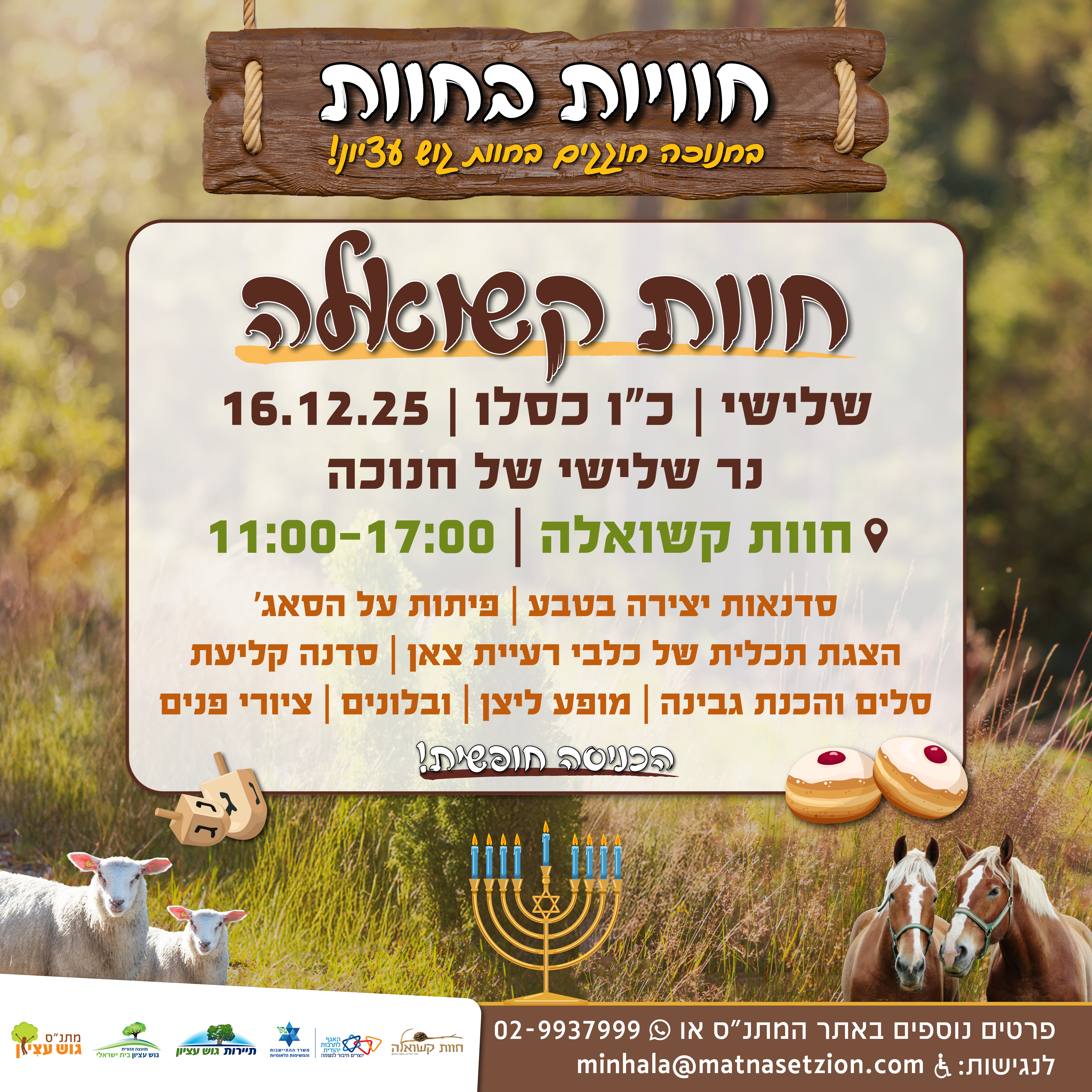 חוויות בחוות חוות קשואלה