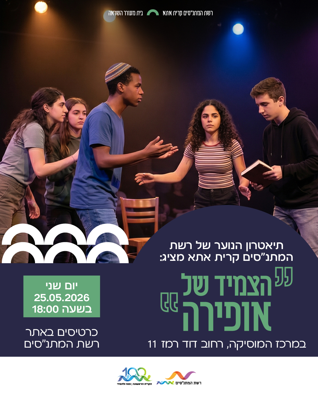 "הצמיד של אופירה"-הצגה של קבוצת תיאטרון הנוער