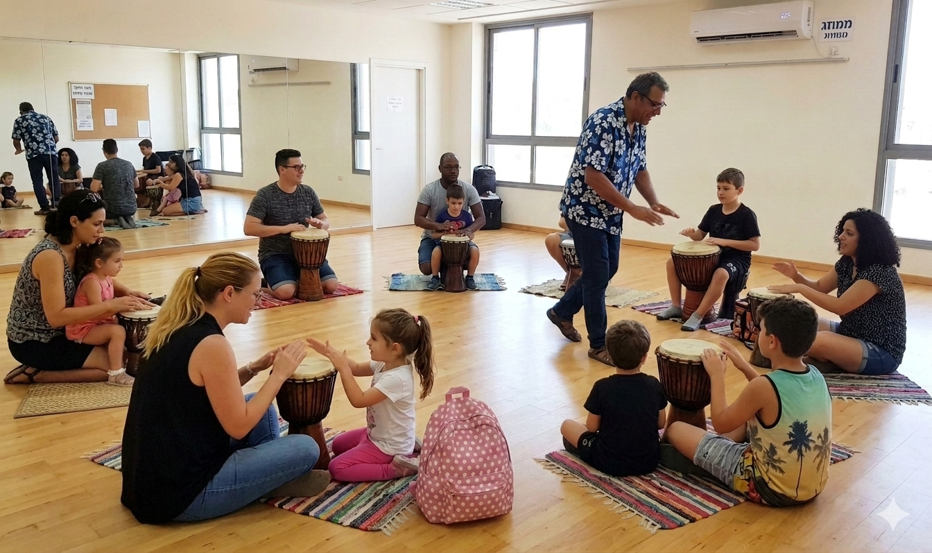 לתופף בכיף (הורים וילדים)- יד חריף