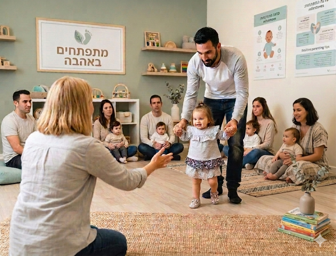 מתפתחים באהבה (הורים ופעוטות)- יד חריף