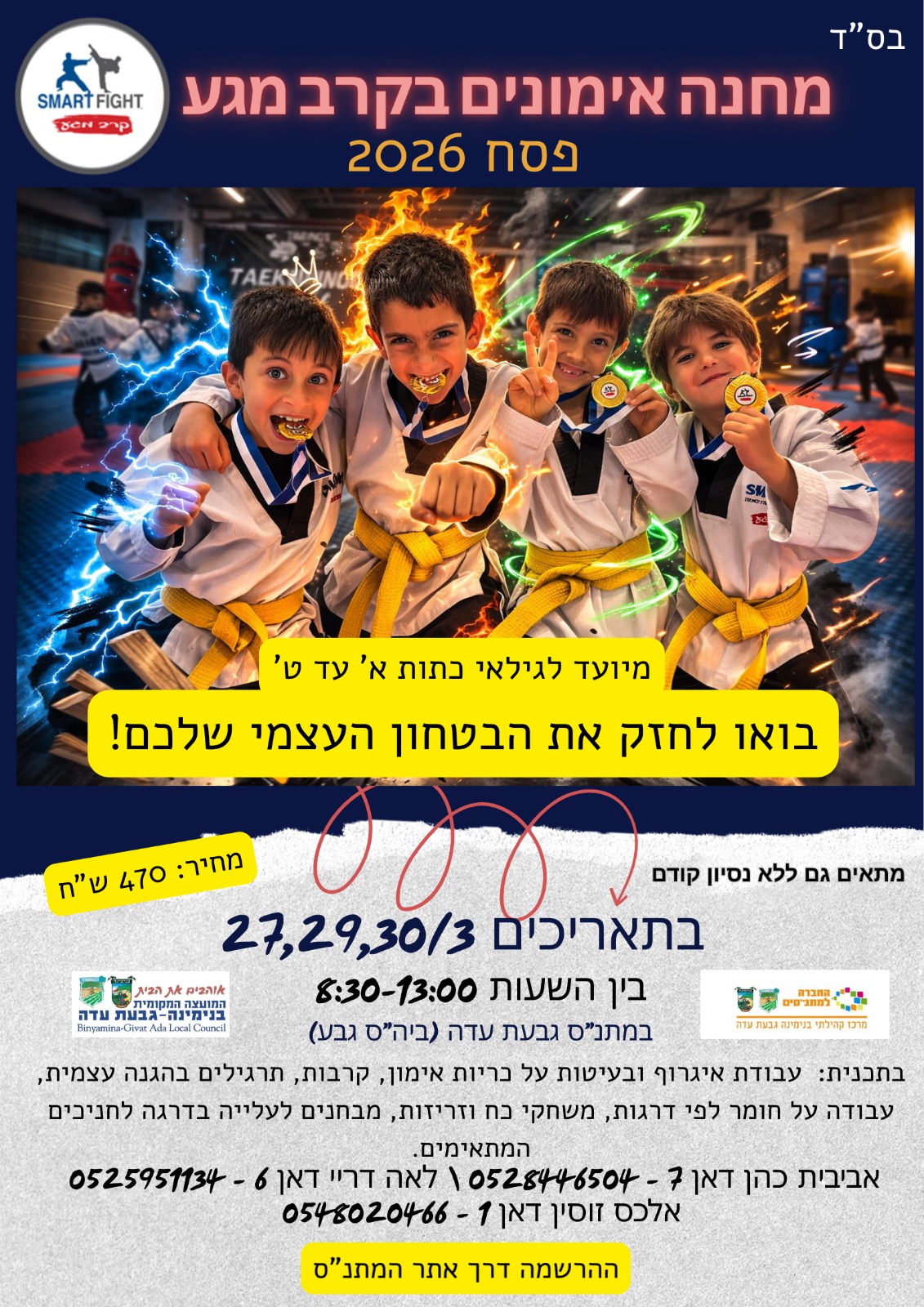 קרב מגע - מחנה פסח צעירים - שבוע