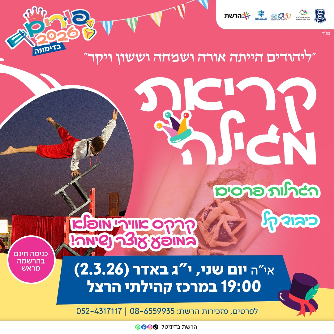 קריאת המגילה- הרצל