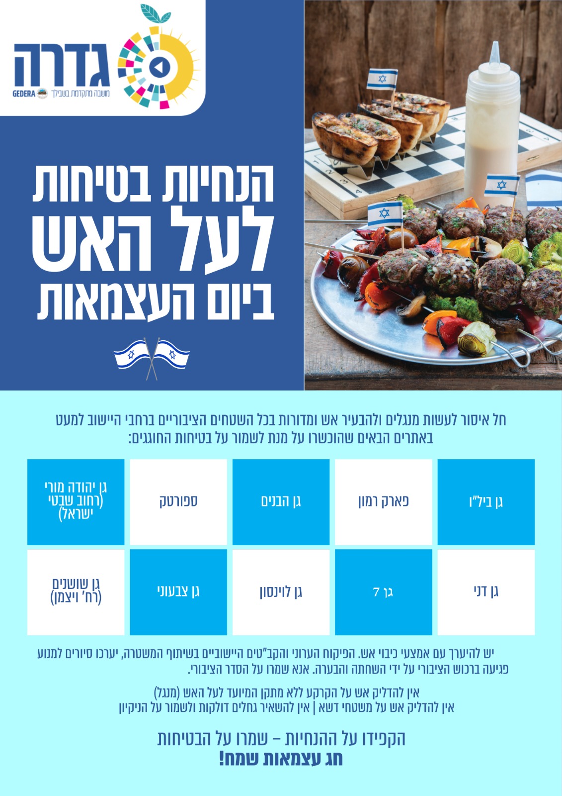 על האש בעצמאות