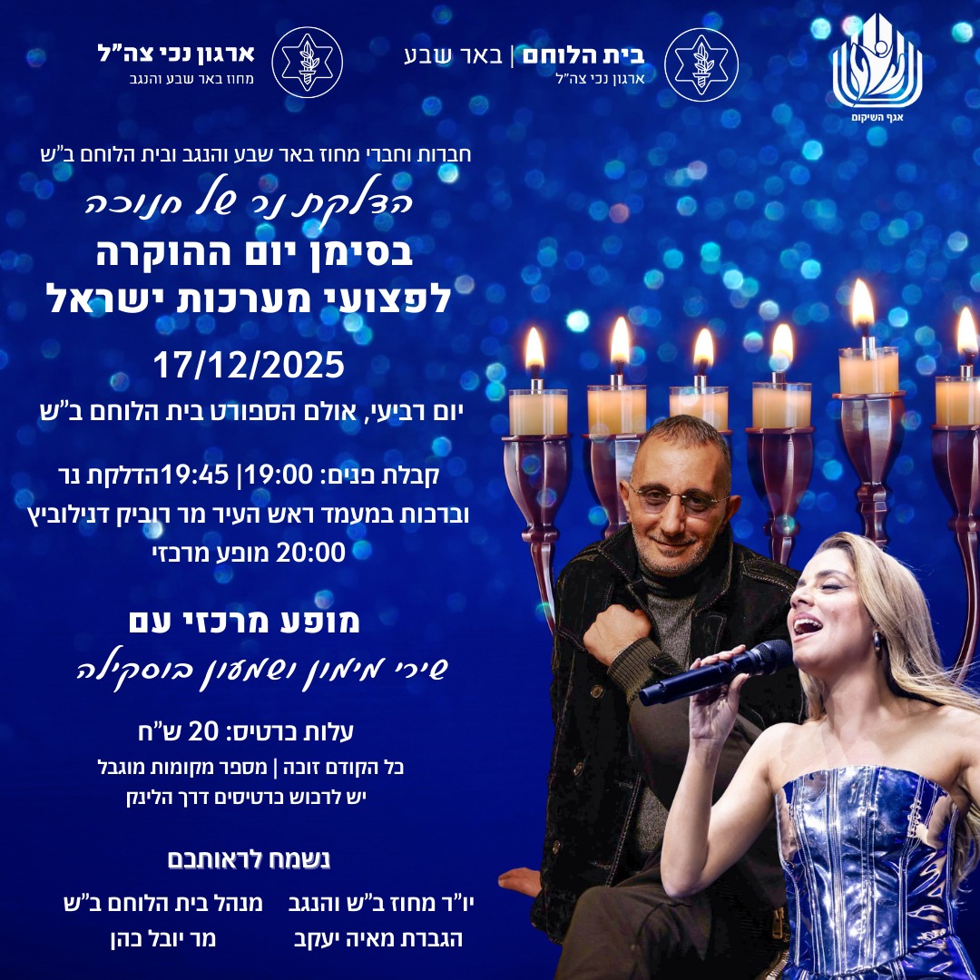 יום הוקרה מחוז ב"ש 17/12/25