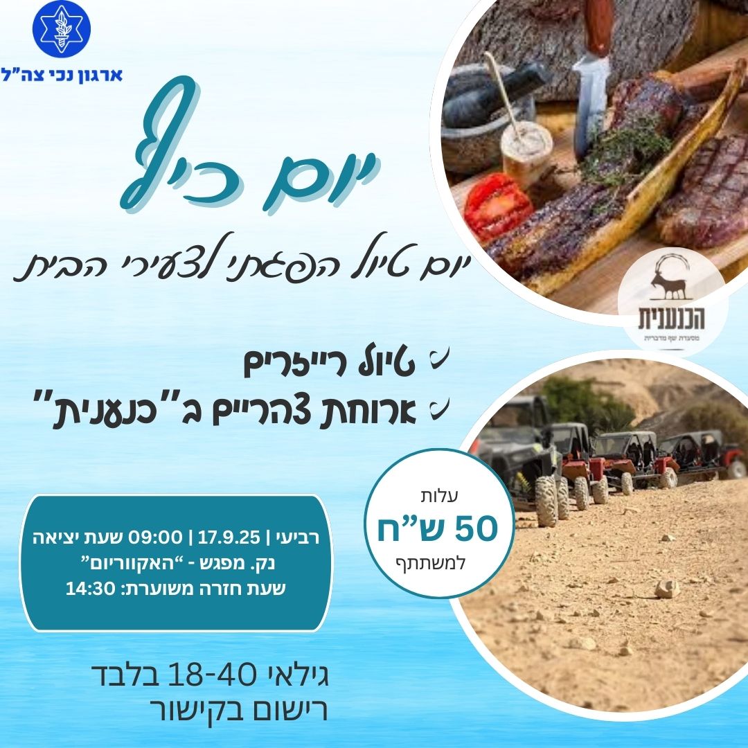 מועדון צעירים- טיול רייזרים במדבר יהודה  