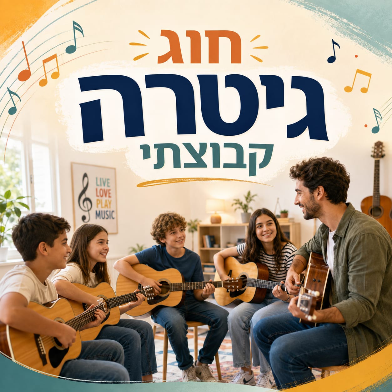 גיטרה קבוצתי - כיתות ג-ד שלנו